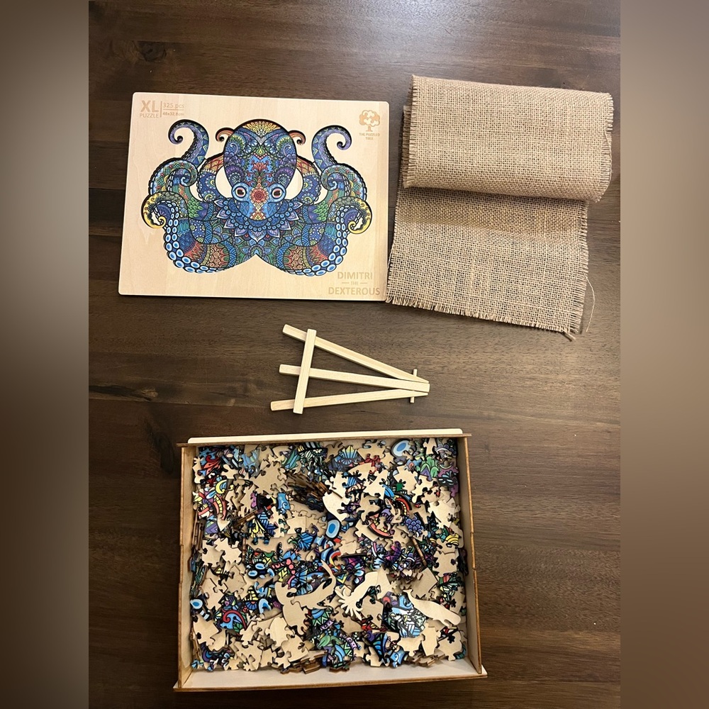 The Puzzled Tree Wooden Puzzle: Octopus